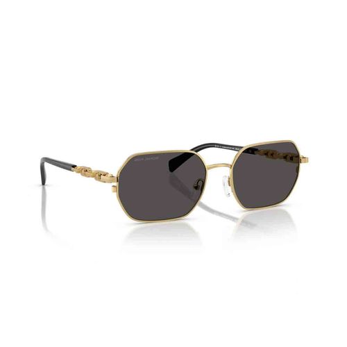 Lentes solares Michael Kors unisex irregular dorado 0MK1165
