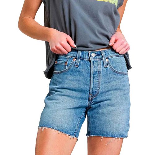 Short de mezclilla Levis azul para dama 85833-0074