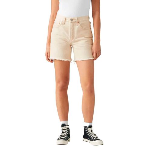 Short de mezclilla Levis beige para dama 85833-0081