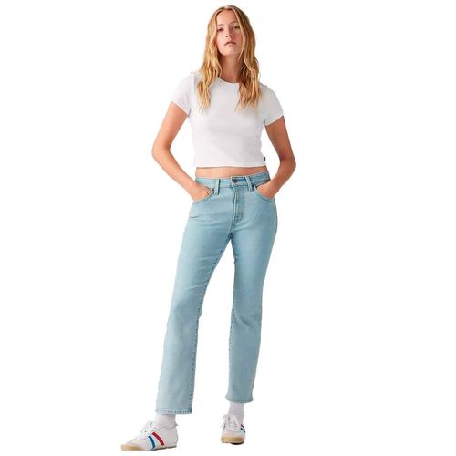 Pantalón de mezclilla Levis azul para dama 001w1-0004