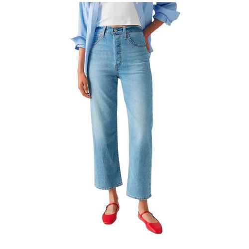 Pantalón de mezclilla Levis azul para dama 72693-0253