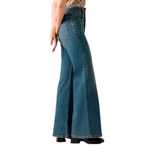 Pantalón de mezclilla Levis azul para dama 001ur-0000