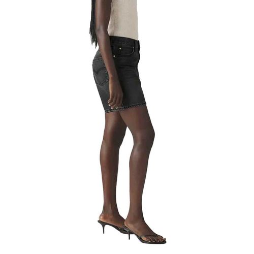 Short de mezclilla Levis negro para dama 001jo-0005