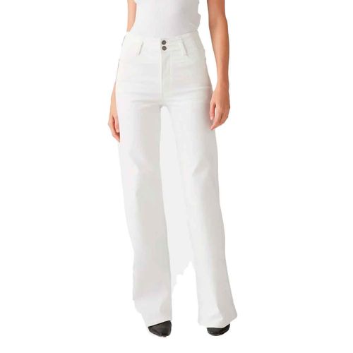 Pantalón de mezclilla Levis blanco para dama 001ur-0003