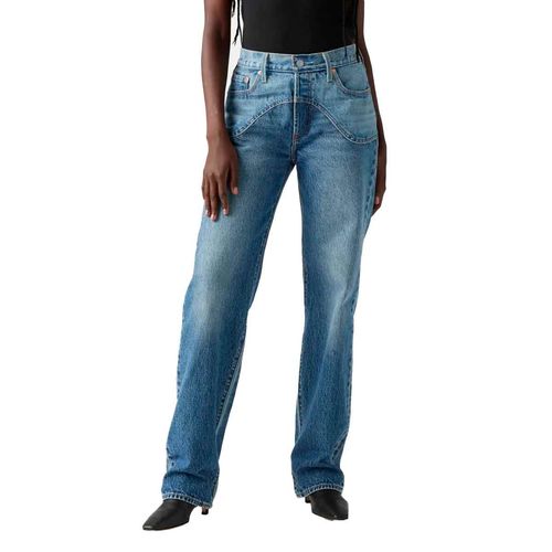 Pantalón de mezclilla Levis azul para dama 001v3-0001