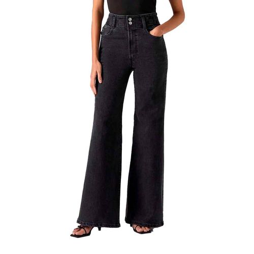 Pantalón de mezclilla Levis negro para dama 001ur-0005