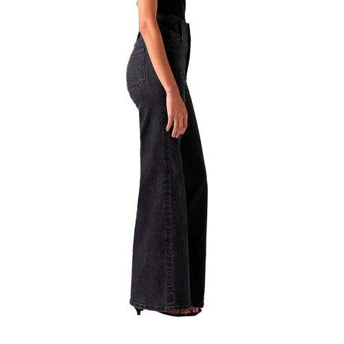 Pantalón de mezclilla Levis negro para dama 001ur-0005