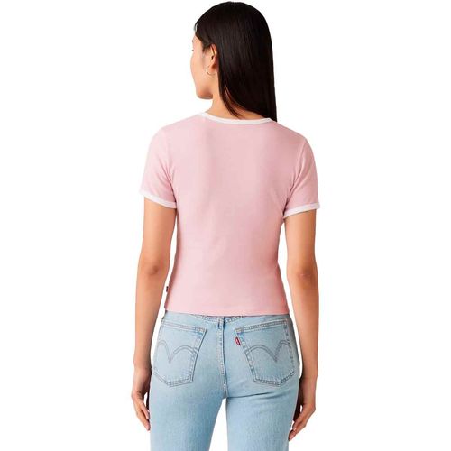 Playera Levis rosa para dama a3519-0018