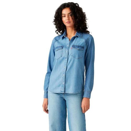 Blusa camisera Levis azul para dama 16786-0096