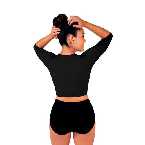 Faja top reductora moldeadora de brazos y soporte de espalda I Love Shape negro 2036