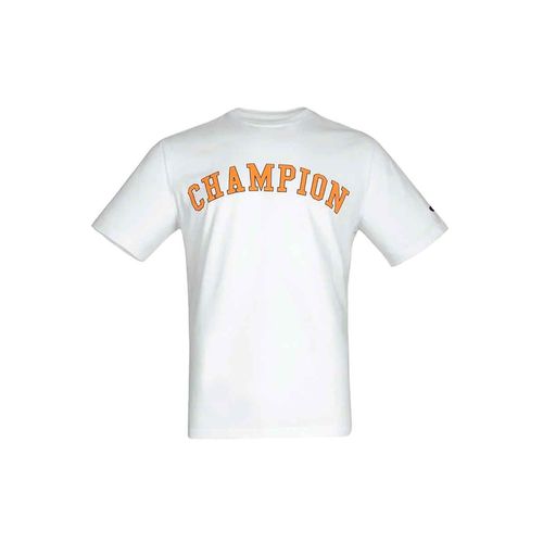 Playera deportiva Champion blanco para caballero gpmss2502201
