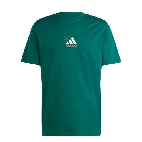 Playera deportiva Adidas verde para caballero jj4017