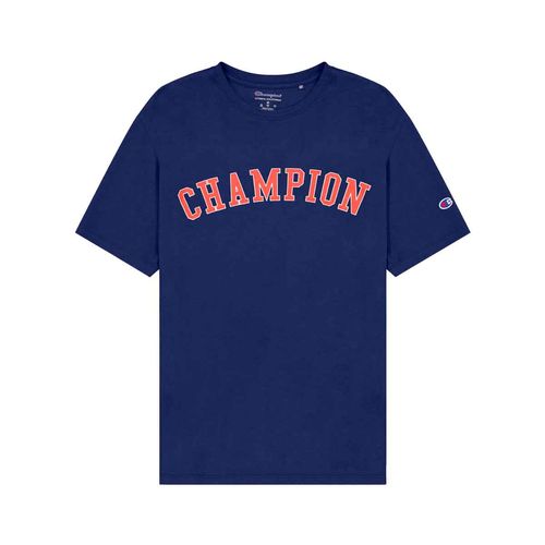 Playera deportiva Champion azul para caballero gpmss2502123