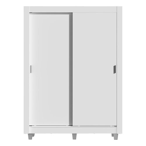 Closet Madesa 2 puertas 2 cajones con pies blanco dallas