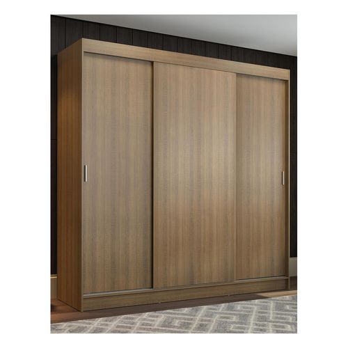 Closet Madesa 3 puertas marron doble reno