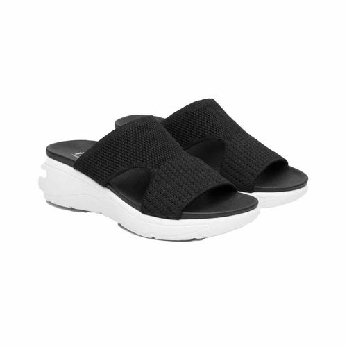 Sandalia casual Flexi negro para dama 135101