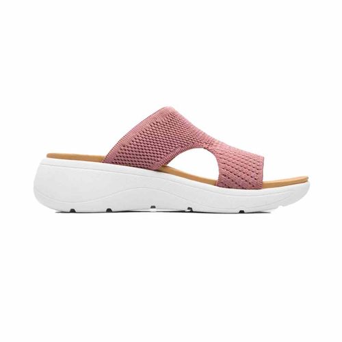 Sandalia casual Flexi rosa para dama 135101