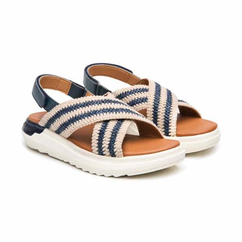 Sandalia casual Flexi marino para dama 129405