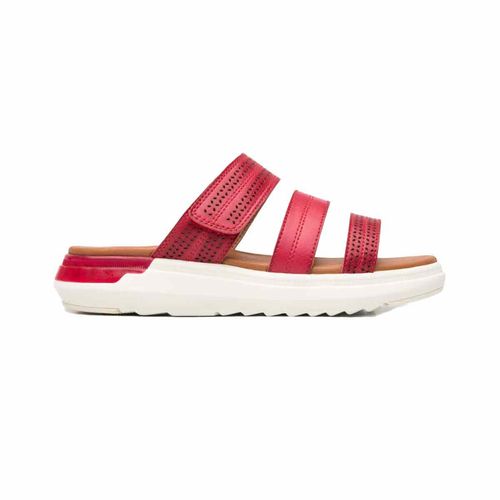 Sandalia casual Flexi rojo para dama 129404