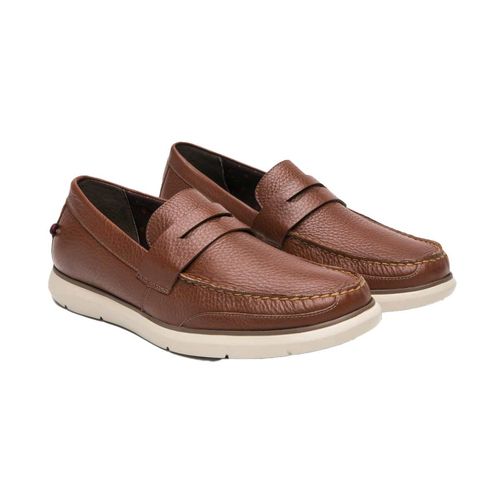 Zapato mocasin Flexi tabaco para caballero 403612