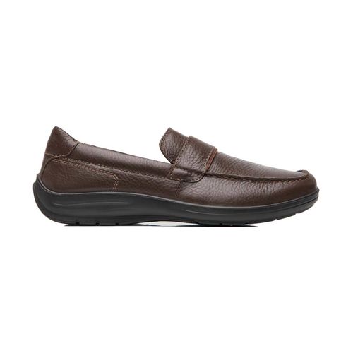 Zapato mocasin Flexi café para caballero 415907