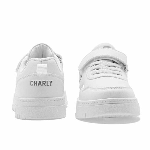 Tenis escolar Charly blanco para joven 1065270003