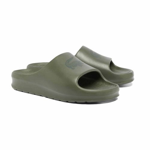 Sandalia casual Lacoste verde para caballero 49CMA0024-KD1