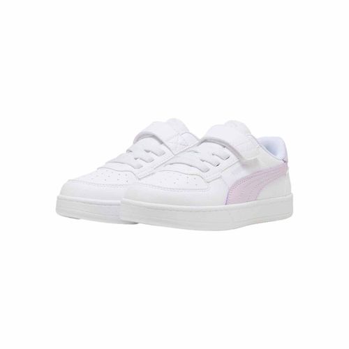 Tenis casual Puma blanco para niña 393839 46