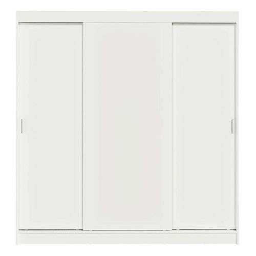 Closet Madesa 3 puertas 4 cajones blanco reno