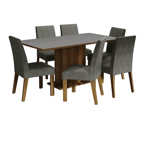 Juego de comedor Madesa con 6 sillas mgp renata