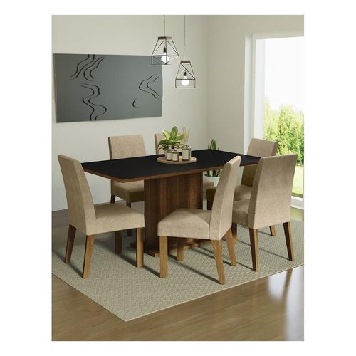 Juego de comedor Madesa con 6 sillas mni renata