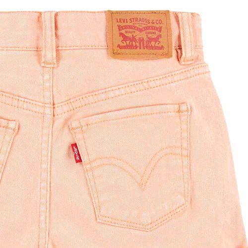 Short de mezclilla Levis naranja para jovencita 41k167