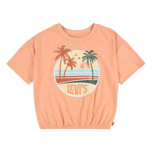 Playera Levis naranja para jovencita 41k164