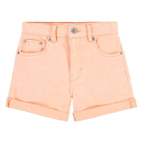 Short de mezclilla Levis naranja para jovencita 41k167