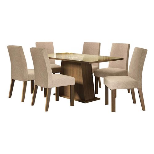 Juego de comedor Madesa con 6 sillas mci patricia