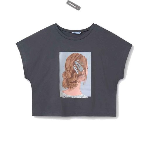 Blusa Mayoral negro para jovencita 6021