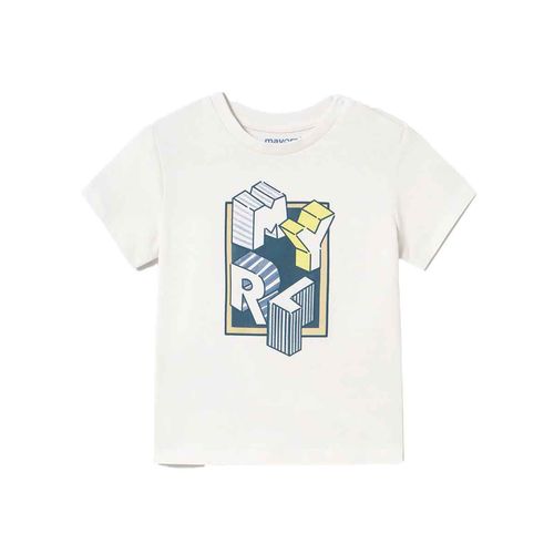 Playera Mayoral blanco para bebé 106