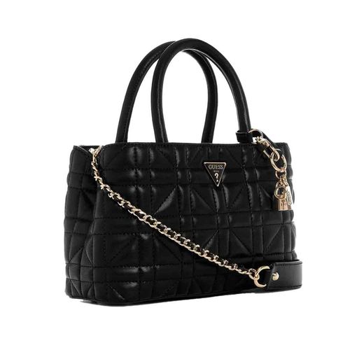 Bolso Guess satchel negro QG962506-BLA
