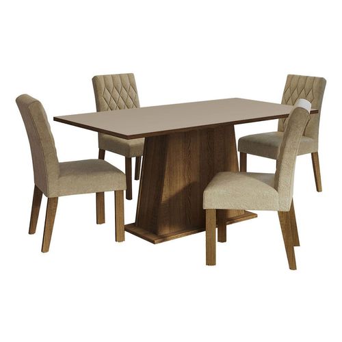 Juego de comedor Madesa con 4 sillas mci ashley