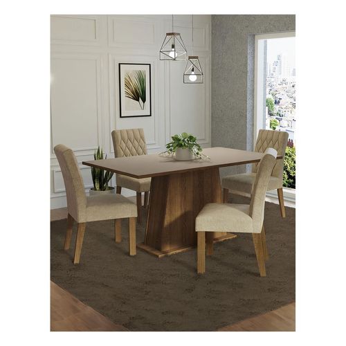 Juego de comedor Madesa con 4 sillas mci ashley