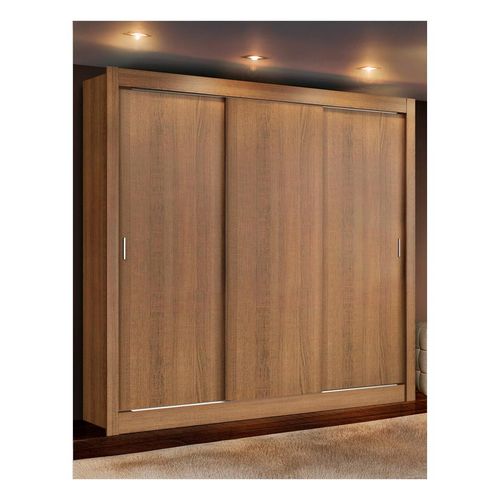 Closet Madesa 3 puertas 4 cajones marrón lyon plus