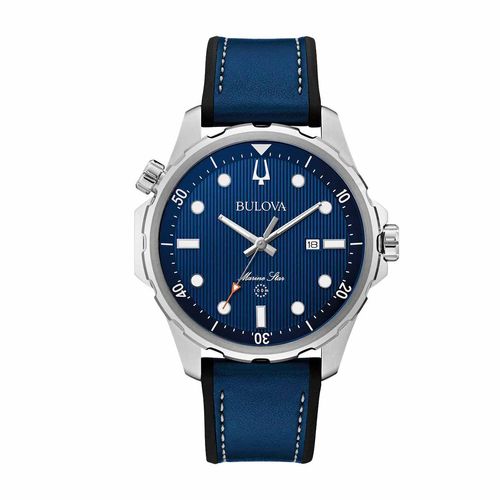 Reloj Bulova para caballero azul 96B419