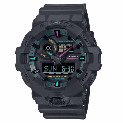 Reloj G-Shock para caballero negro GA-700MF-1ACR