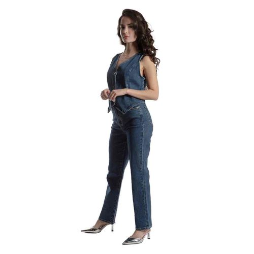 Pantalón de mezclilla Balam azul para dama bl7074