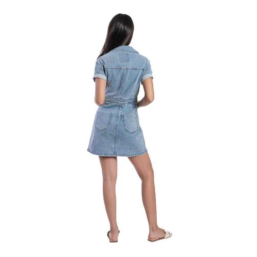 Vestido Balam azul para dama bl7057