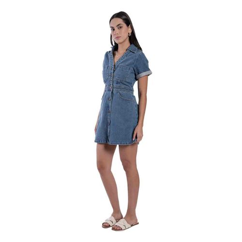 Vestido Balam azul para dama bl7058