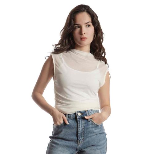 Blusa Balam blanco para dama bb0217
