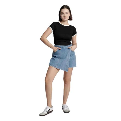 Short falda Balam azul para dama bl6976