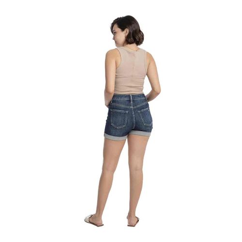Short de mezclilla Balam azul para dama bl6886