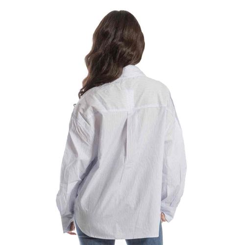 Blusa camisera Balam azul para dama bb0218